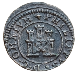 Felipe II Segovia 2 Maravedís 1598. MBC+