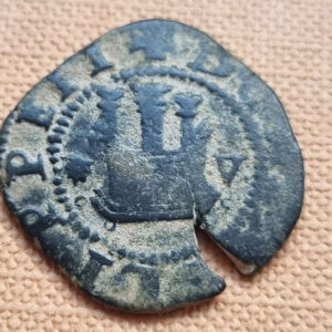 Felipe II 2 cuartos Coruña V