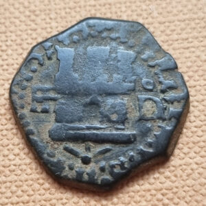 Felipe II 2 cuartos Segovia D