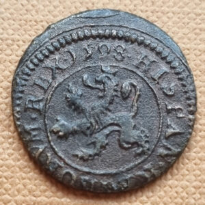 Felipe II Segovia 2 Maravedís 1598