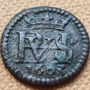 Felipe III Segovia 1 maravedí 1603