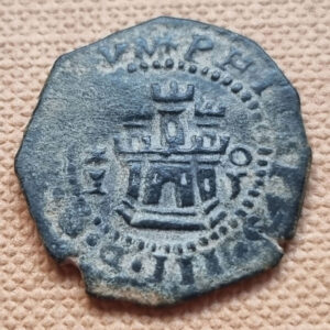 Felipe III Cuenca J 2 maravedís 1601