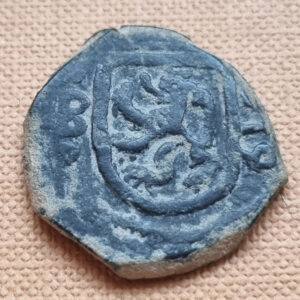 Felipe III Burgos 8 maravedís 1619 Falsa de época