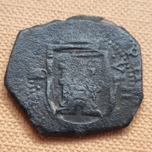 Felipe III Madrid 8 maravedís 1618 MD horizontal