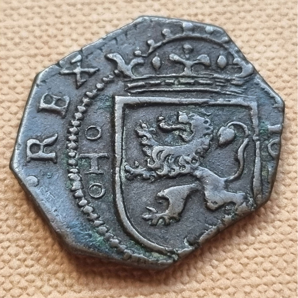 Felipe III Toledo 8 maravedís. Falsa de época