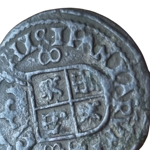 Felipe IV Burgos 8 maravedís 1662. Muy rara. Leyenda HISIPANIARVM. J&S M-15. MBC-/MBC - Imagen 3