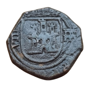 Felipe IV Segovia 8 maravedís 1623. Valor a izquierda. MBC