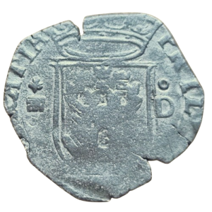 Felipe II Cuartillo Segovia D. Hoja de perejil sobre acueducto (MBC-)
