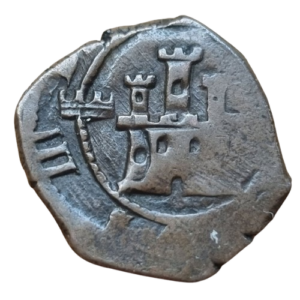 Felipe III Segovia 4 maravedís 1619. Acueducto invertido. (MBC+)