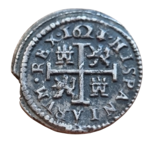 FELIPE III SEGOVIA A 1/2 REAL 1621 / 0 (MBC+). Ag. Peso: 1,7 gr. MBC+