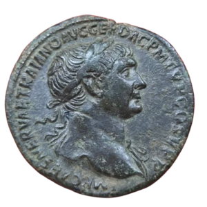 Imperio Romano. Trajano. Sestercio. Rev: SPQR OPTIMO PRINCIPI