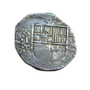 Felipe II Sevilla D. 1 real 1589. Ag. Bonito tono. Peso: 3.29 gr. MBC+