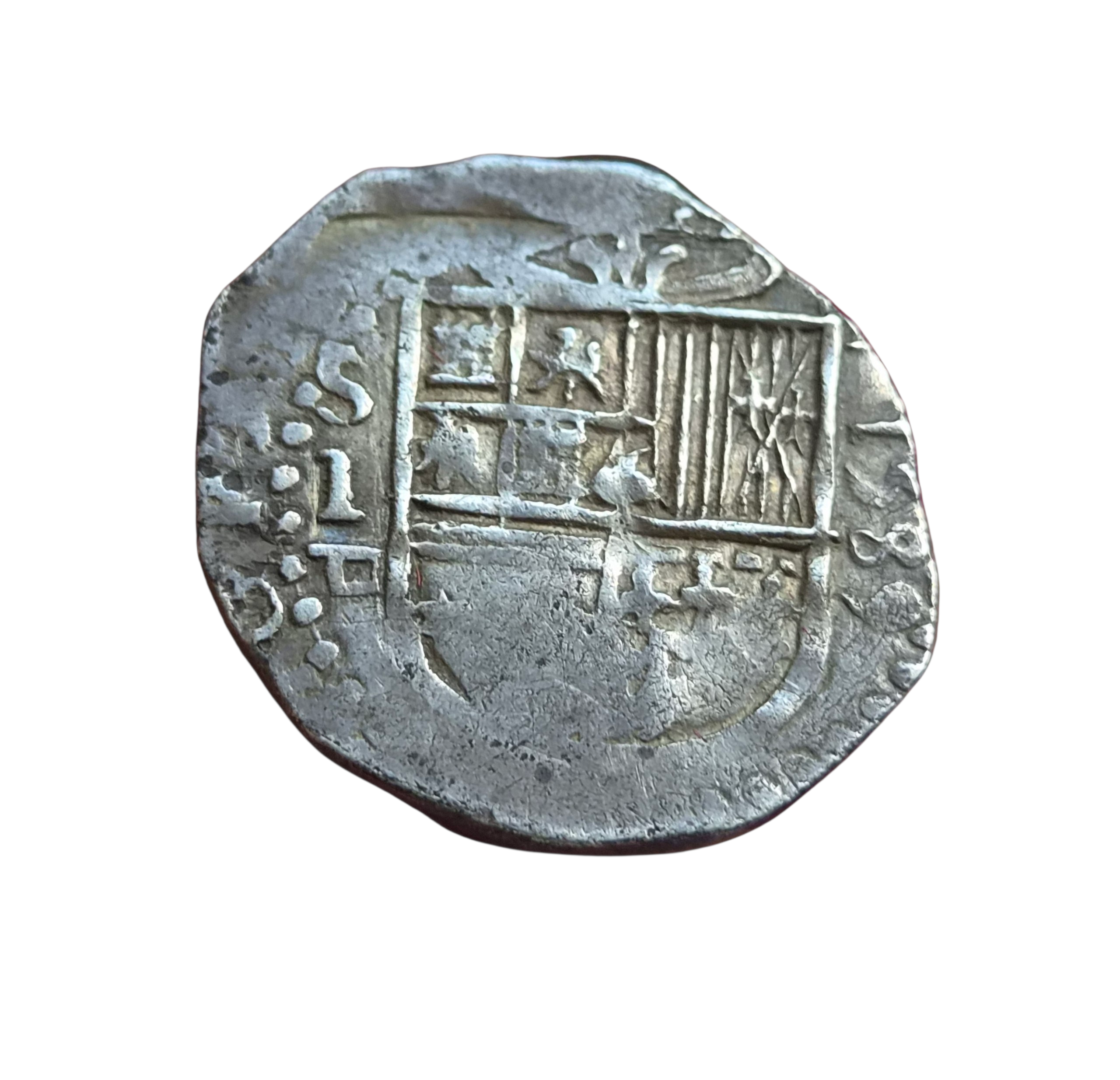 Felipe II Sevilla D. 1 real 1589. Ag. Bonito tono. Peso: 3.29 gr. MBC+
