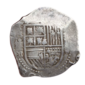 Felipe II. 4 reales Sevilla 1591/0 ensayador H sobre D. Muy Rara. Ag. Peso: 13,42 gr. MBC+
