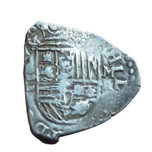 Felipe III Granada M. 2 reales (160)1. Ag. Peso: 6,65gr. Rara. Bonito MBC