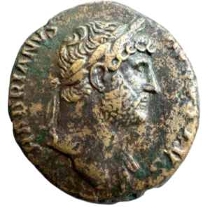 Imperio Romano. Adriano. AS Reverso: ANNONA AVGVSTA. Ae. Peso: 11,12gr. Rara. MBC