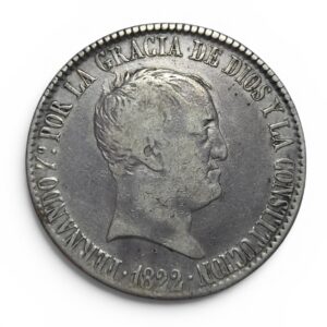 Fernando VII Madrid SR 20 reales 1822. Ag. MBC- Peso: 26.75gr