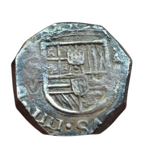Felipe IV Madrid V. 2 reales 1628. Rara. Ag. Peso: 6.62 gr