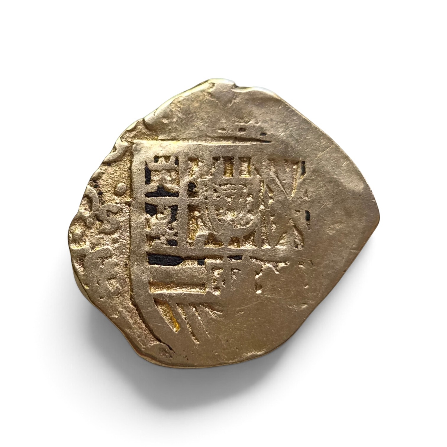 Felipe IV Sevilla G. 2 escudos. Au. (1622). Peso: 6,78 gr. MBC- Rara