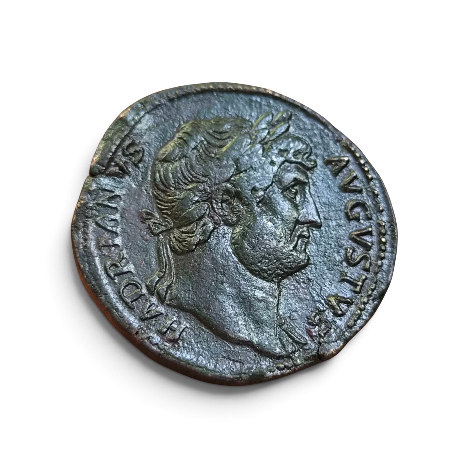 Imperio Romano. Adriano. Sestercio. COS III Ae Peso: 25,72 gr. Bonito MBC